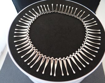 ヴィンテージ ジョージ ジェンセン スターリングシルバー アクアマリン