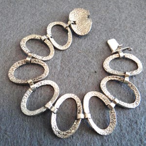 vintage 1971 VICTOR JANSON sterling silver 925S BRACELET Sweden