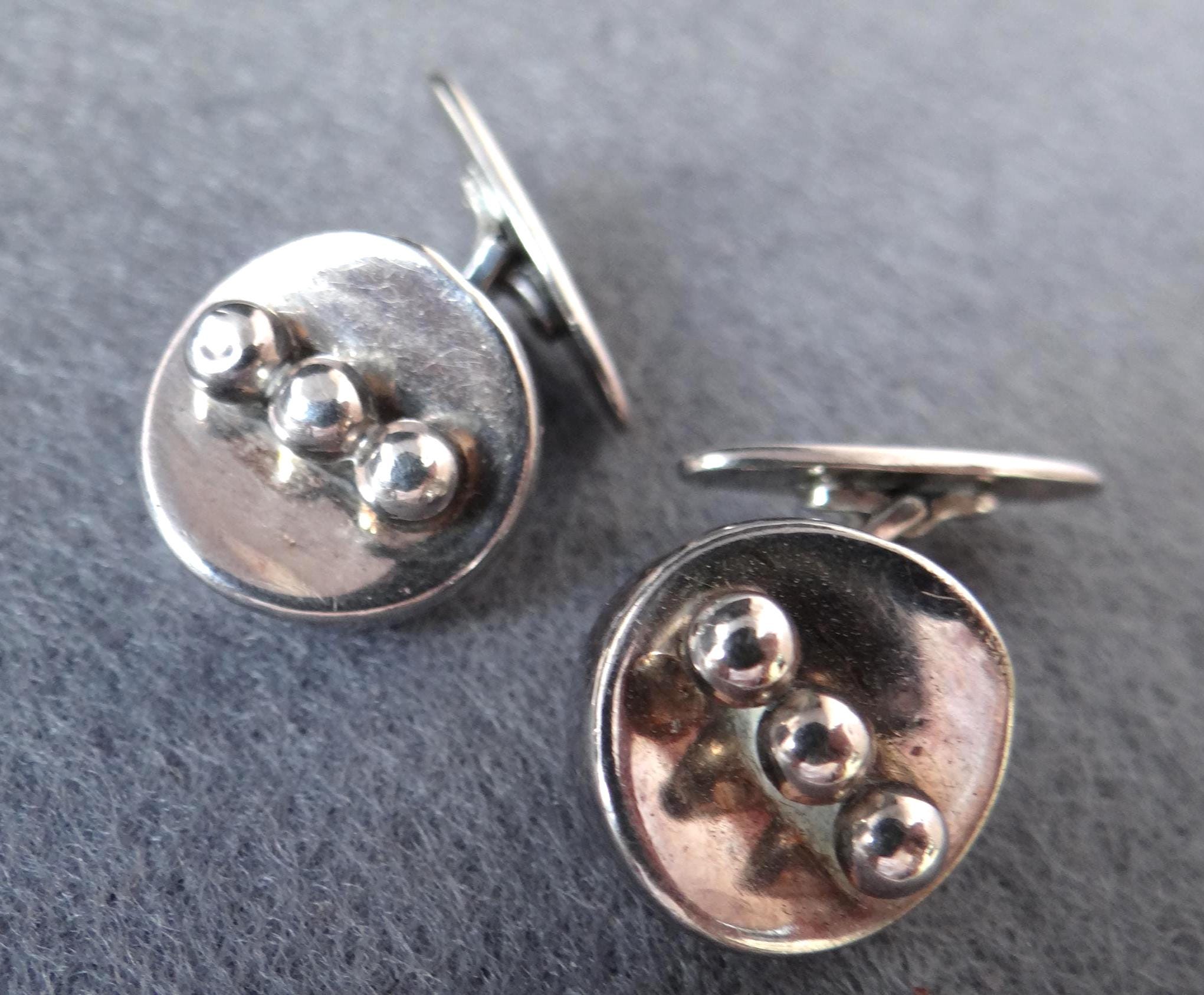 Vintage Carl Ove Frydensberg Sterling Silver 925S Cufflinks