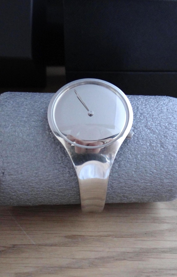 Vintage Georg Jensen Bangle Watch: Vivianna Torun Design