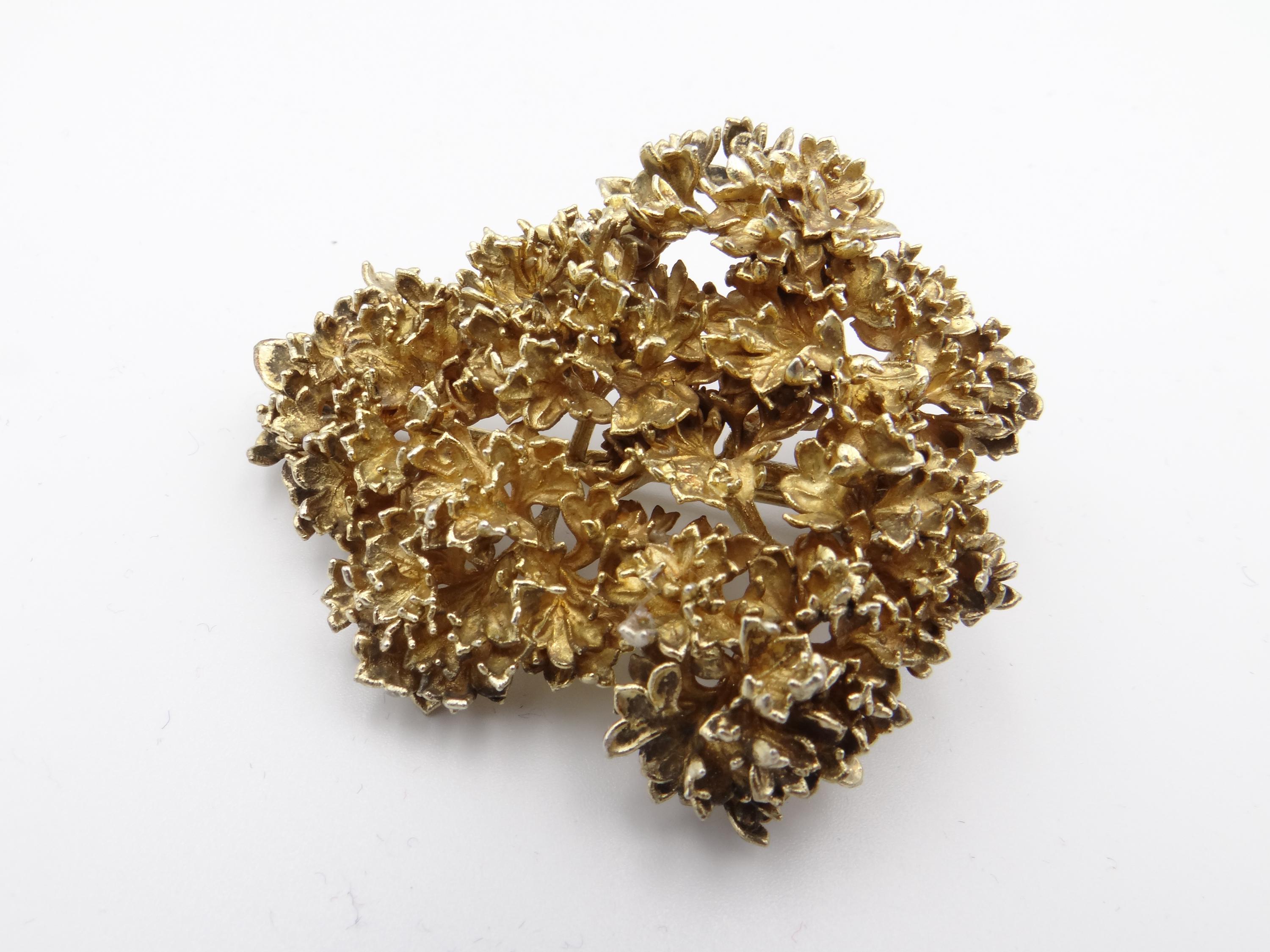 ヴィンテージ FLORA DANICA スターリングシルバー 925s ブローチ