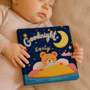 Personalized Baby Name Book, Gift for New Mom Baby Grandchildren, Baby Shower Gift, Newborn Gift, Custom Softcover Bedtime Story