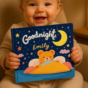 Personalized Baby Name Book, Gift for New Mom Baby Grandchildren, Baby Shower Gift 1st Birthday Newborn Gift, Custom Children&#39;s Book