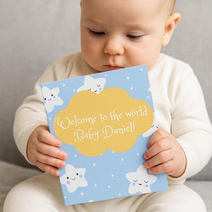 Custom Baby Name Book, Gift for New Mom Baby Grandchildren, Baby Shower 1st birthday New Baby Arrival Gift, Personalized Children's Book