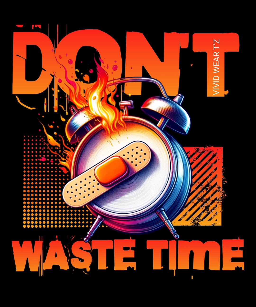 Dont Waste Time - Etsy