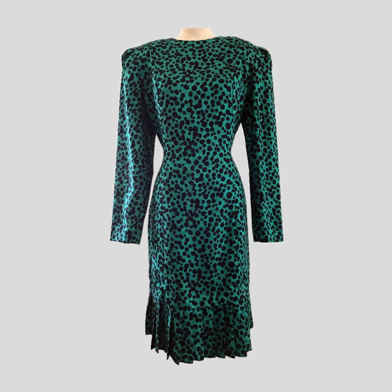 calvin klein green leopard dress DELPHI LEOPARD PRINT BURNOUT MINI DRESS – AKIRA main image 1