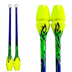 RG rhythmic gymnastics Clubs &quot;Tropical Swirl&quot; matching your leotard design