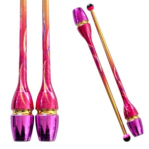 RG rhythmic gymnastics Clubs &quot;Pink Dream&quot; matching your leotard design