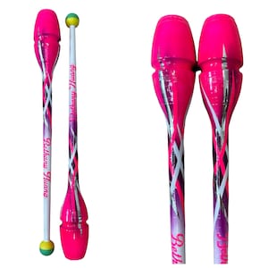 RG rhythmic gymnastics Clubs &quot;Barbie&quot; matching your leotard design