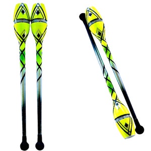 RG rhythmic gymnastics Clubs &quot;Citrus Lines&quot; matching your leotard design