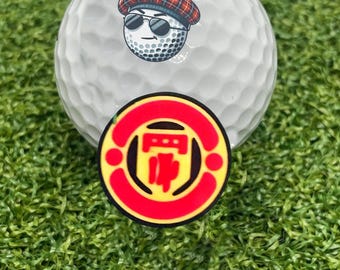 Man United inspired Golf Ball Marker