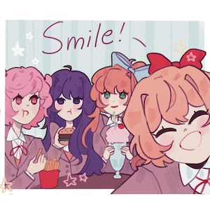 Doki Doki Eiscreme Druck