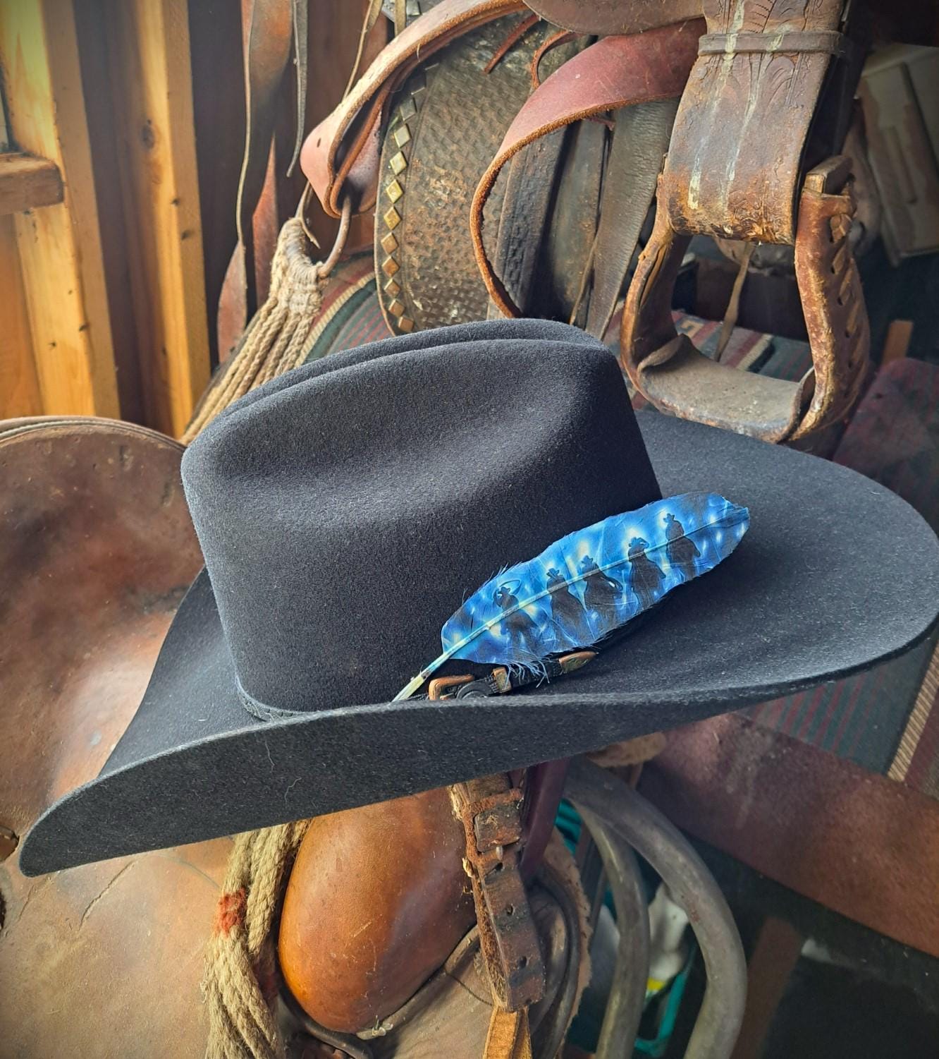 Ghost Riders Hat Feather - Etsy