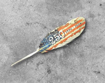 America 250 1776 - 2026 Hat Feather