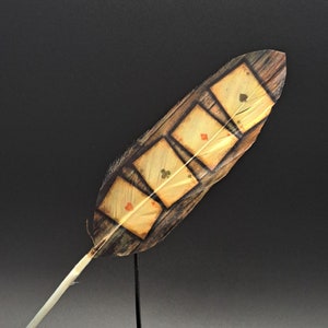 Vintage Aces Hat Feather