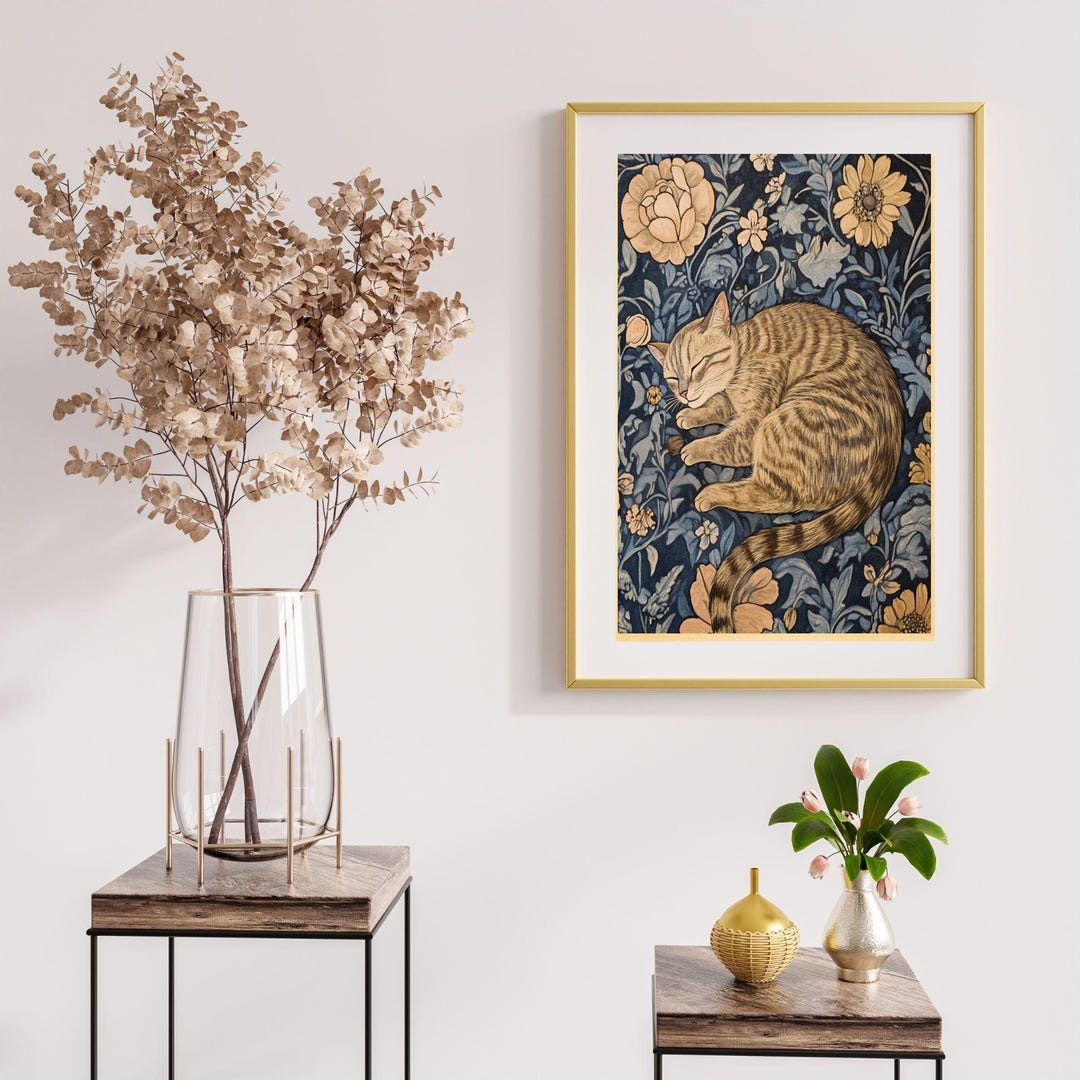 William Morris Flowers Art Print | Vintage Floral Poster | Digital ...