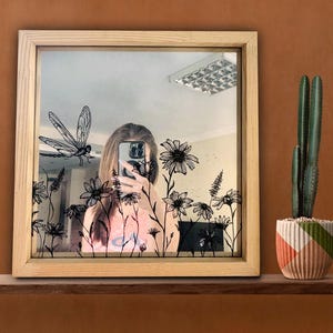 Decorative Hand Painted Mirror