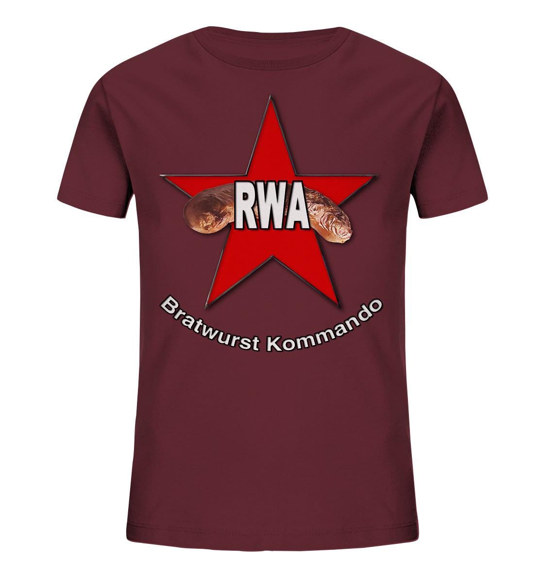Red Sausage Army - Bratwurst Commando - Kids Organic Shirt