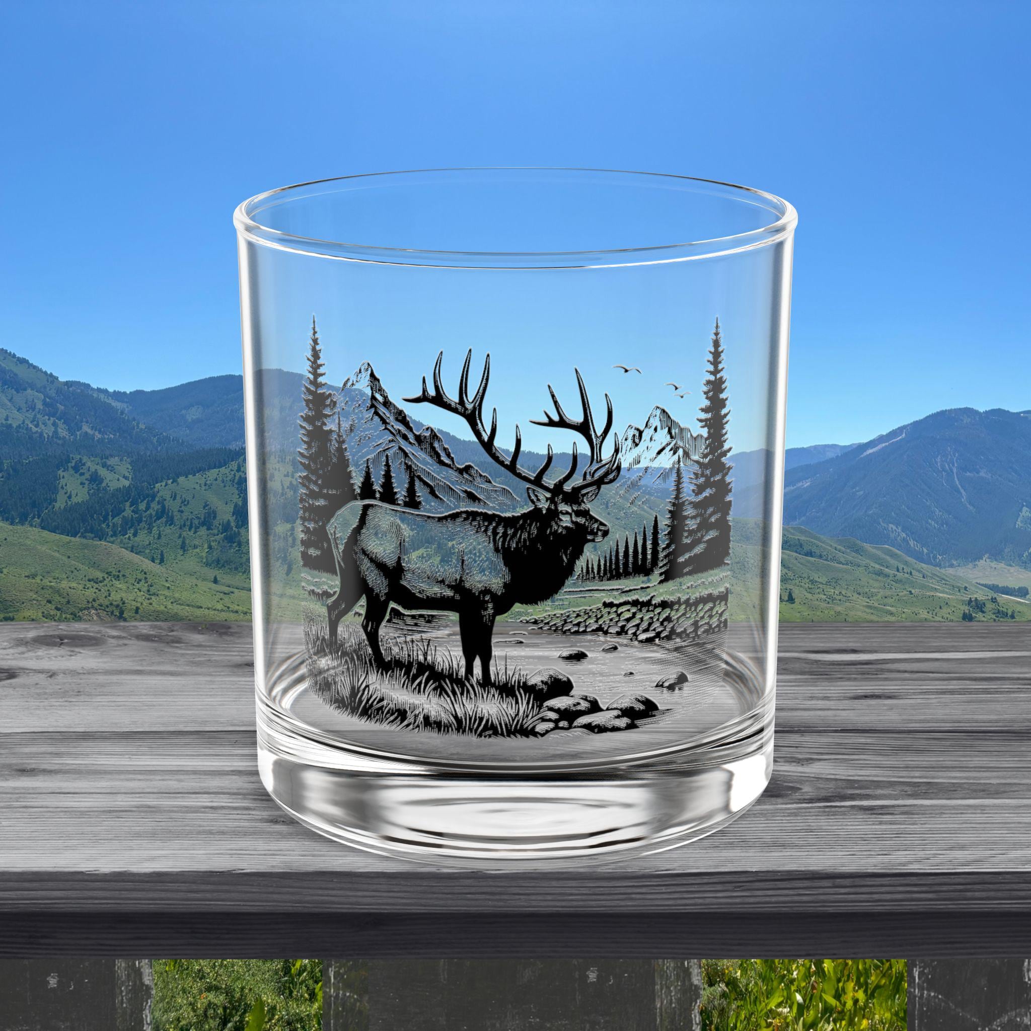 Elk whisky glass