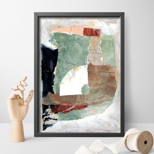 Jade art print, Gemstone Print Collection, Abstract Collage Art, Geometric Art, Home Decor, Wall Art, Wall Decor, Mothers day gift