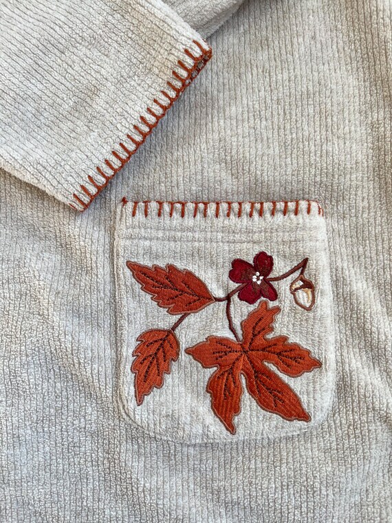 Classic Elements Tan Collared Sweater, Ribbed Kni… - image 2