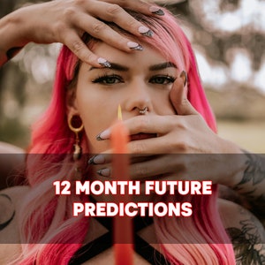 Predicciones futuras de 12 meses, lectura de tarot del futuro, predicción psíquica del futuro, consejo espiritual, predicción psíquica del futuro, cartas del tarot