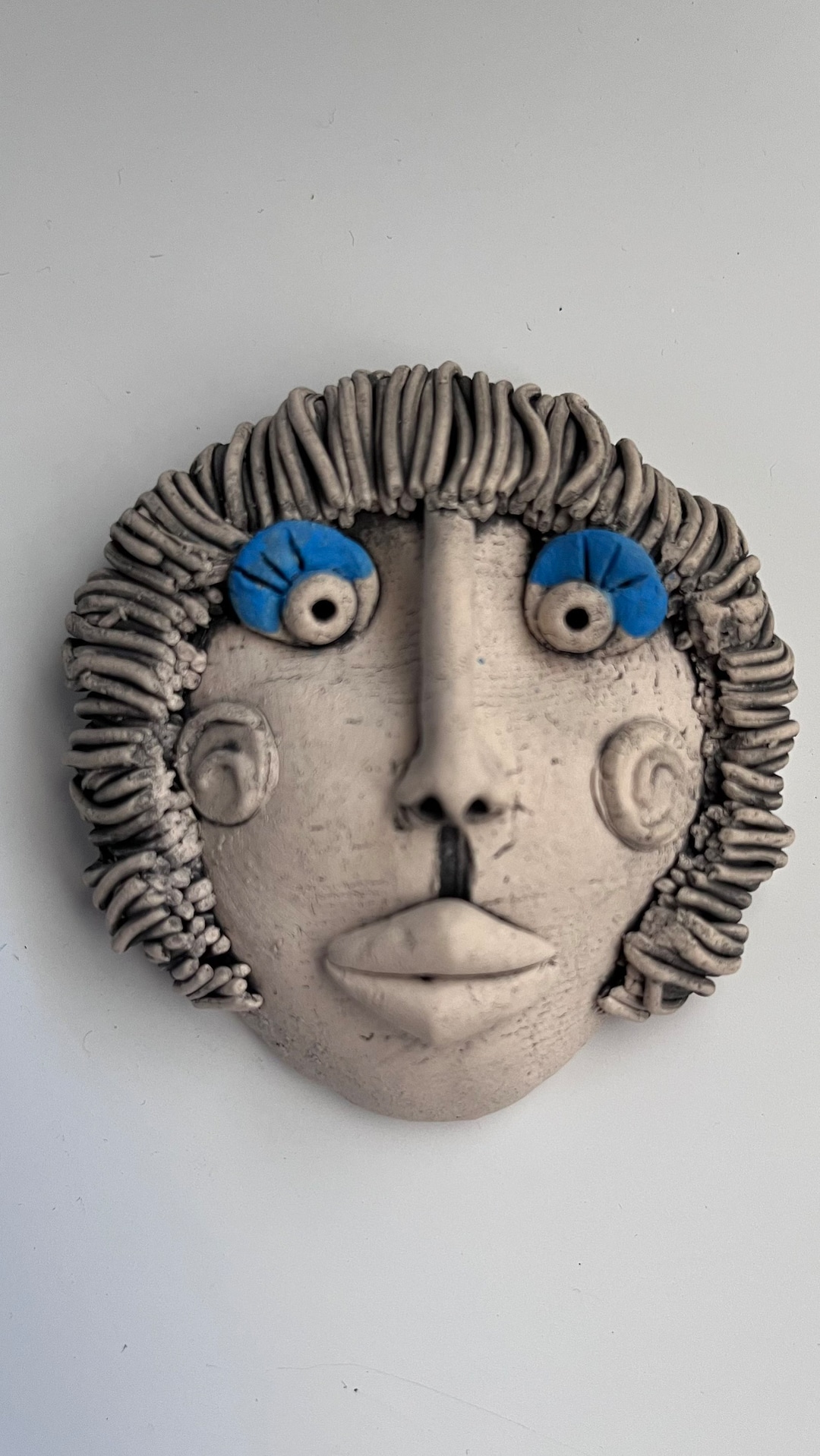Wall FACE WOMAN Face Face Sculpture Wall Art Face Ceramic Etsy
