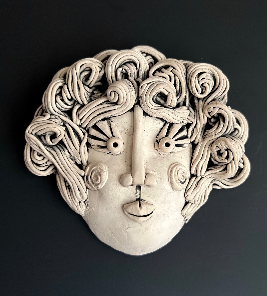 Wall FACE WOMAN'S Face Face Sculpture Wall Art Face Etsy