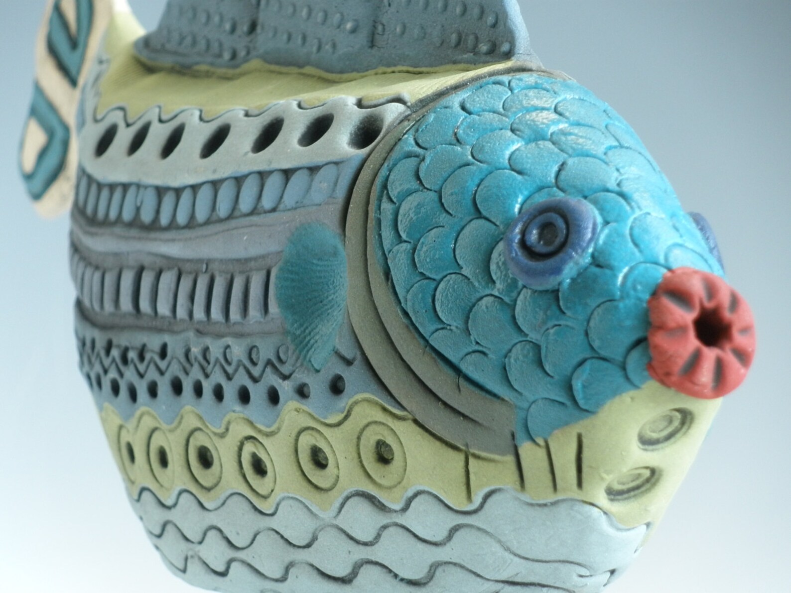 COLORFUL CLAY FISH Ceramic Clay Fish Fish Clay Fish Etsy