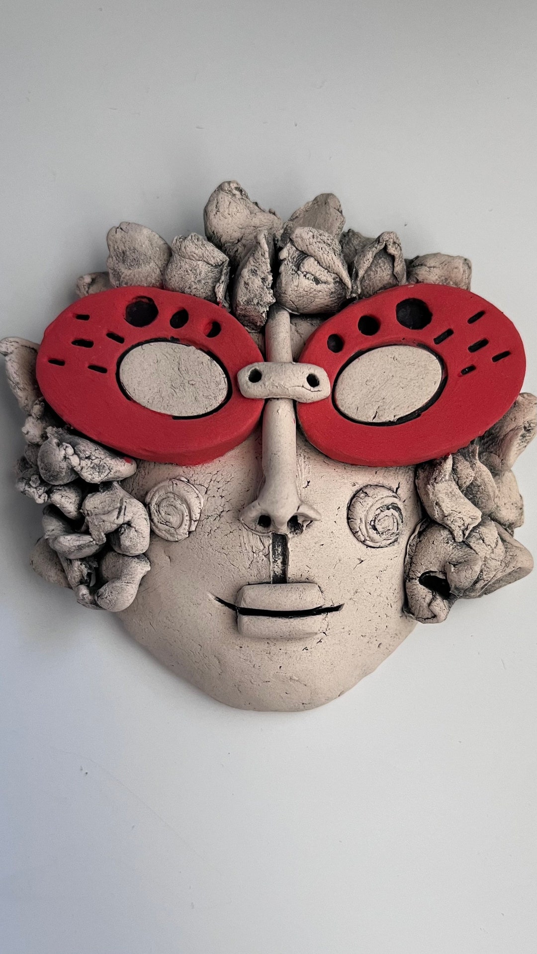 Wall FACE WOMAN Face Face Sculpture Wall Art Face Ceramic Etsy