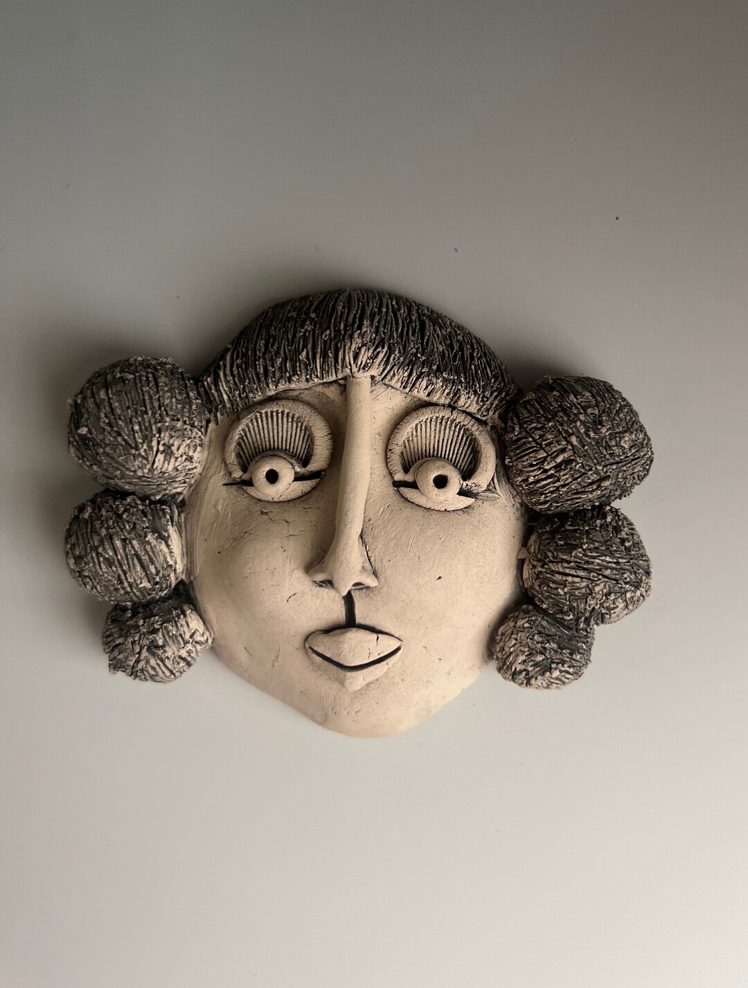 Wall FACE WOMAN Face Face Sculpture Wall Art Face Ceramic Etsy