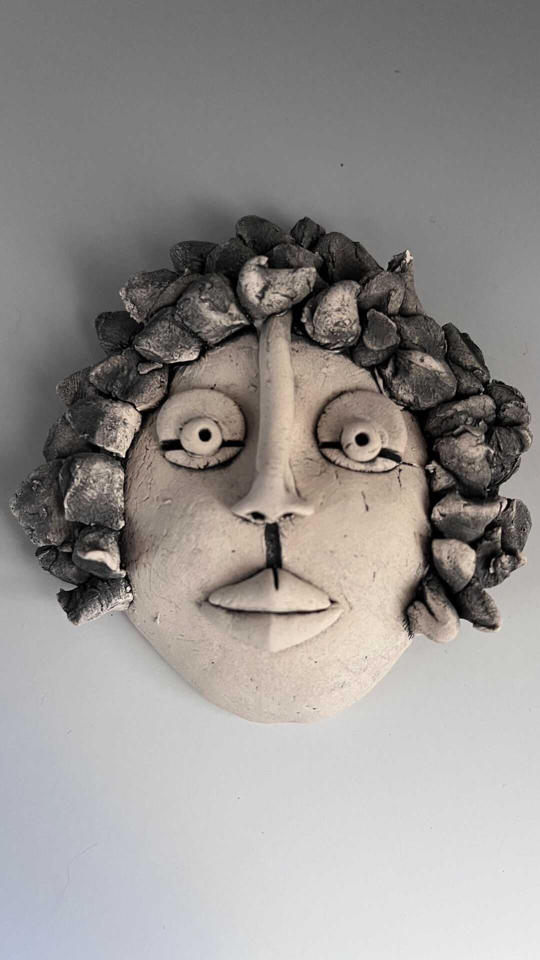 Wall FACE WOMAN Face Face Sculpture Wall Art Face Ceramic Etsy