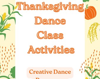 Actividades de la clase de baile de Acción de Gracias