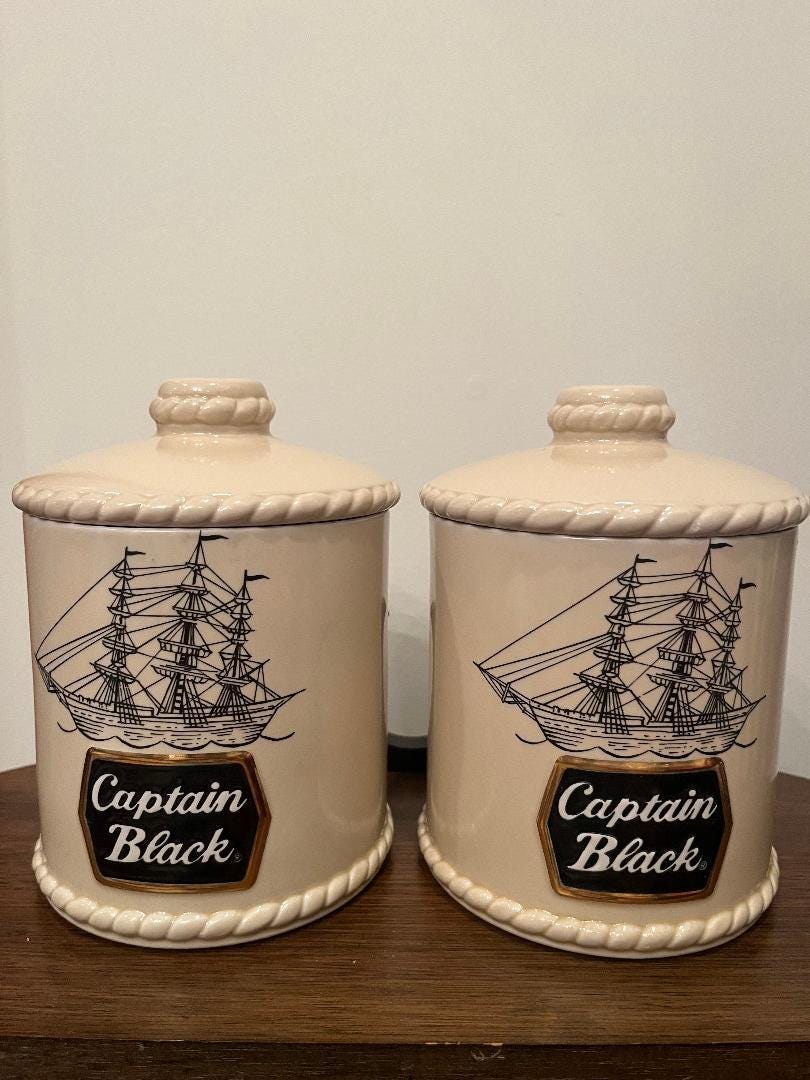Vintage Ceramic Tobacco Jar
