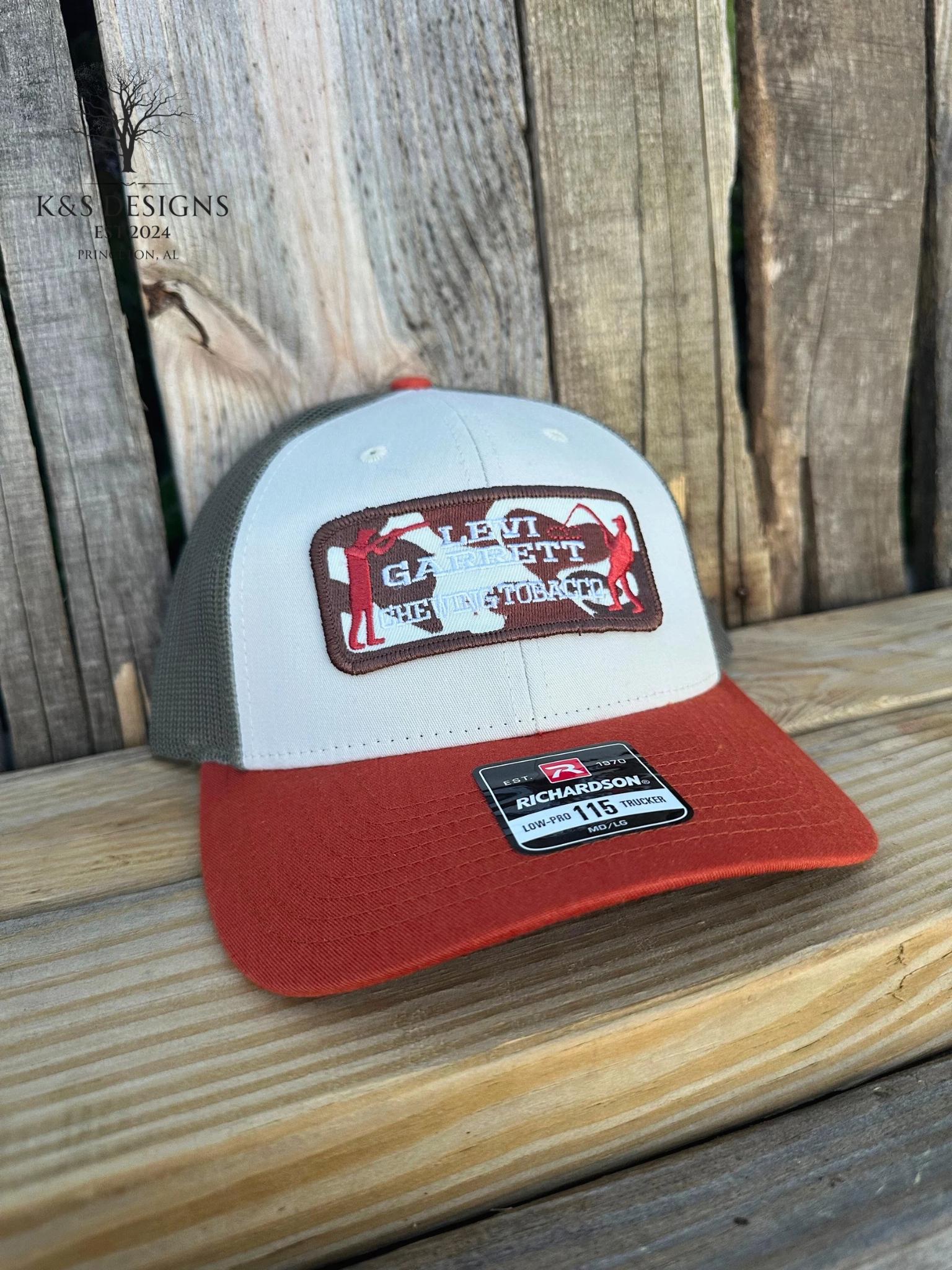 Levi Garrett Chewing Tobacco Camo Patch on Richardson 115 6 