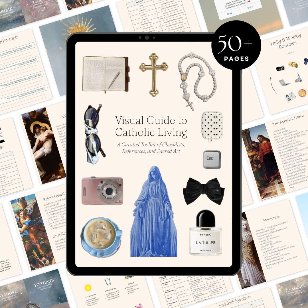 Digital Download Guid Visual Guide to Catholic Living Bundle | 50+ Page Digital Download ...