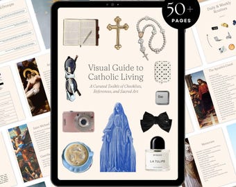 Visual Guide to Catholic Living Bundle | 50+ Page Digital Download Guide