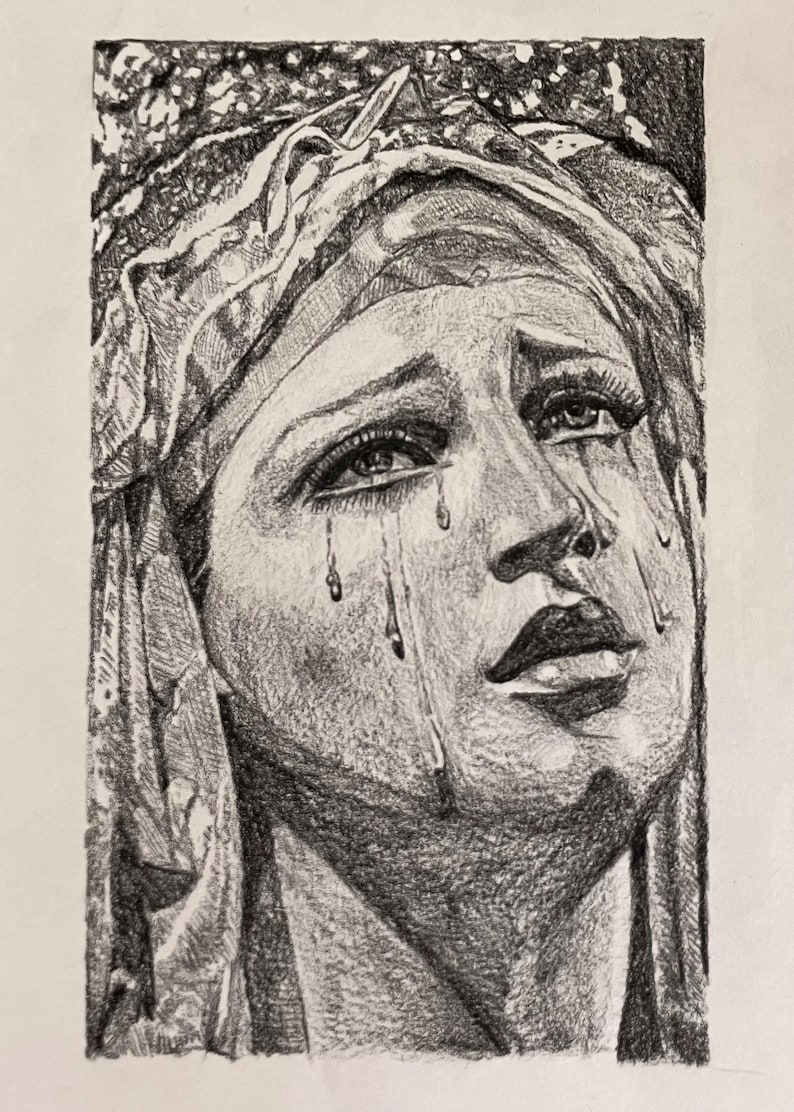 Our Lady of Sorrows Fine Art Print - Etsy