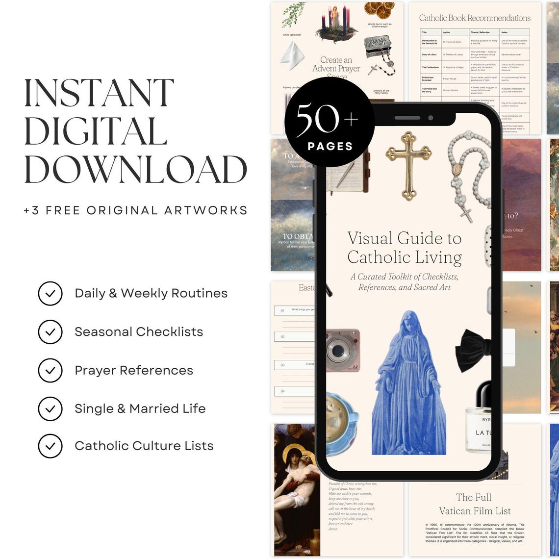 Digital Download Guid Visual Guide to Catholic Living Bundle | 50+ Page Digital Download ...