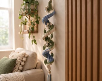 Spiral Wind Spinner Crochet Pattern – Twisted Wall Decor Spinner Crochet Pattern – Spiral Ornament Crochet Tutorial – Crochet Decor (PDF)