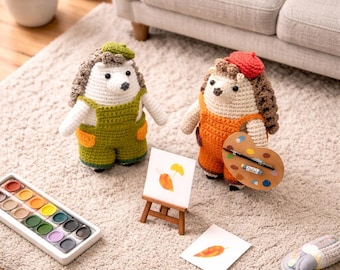 Hedgehog Amigurumi Crochet Pattern | Woodland Crochet Plush Pattern | Crochet Hedgehog Pattern | Toy Crochet Pattern | English Pdf