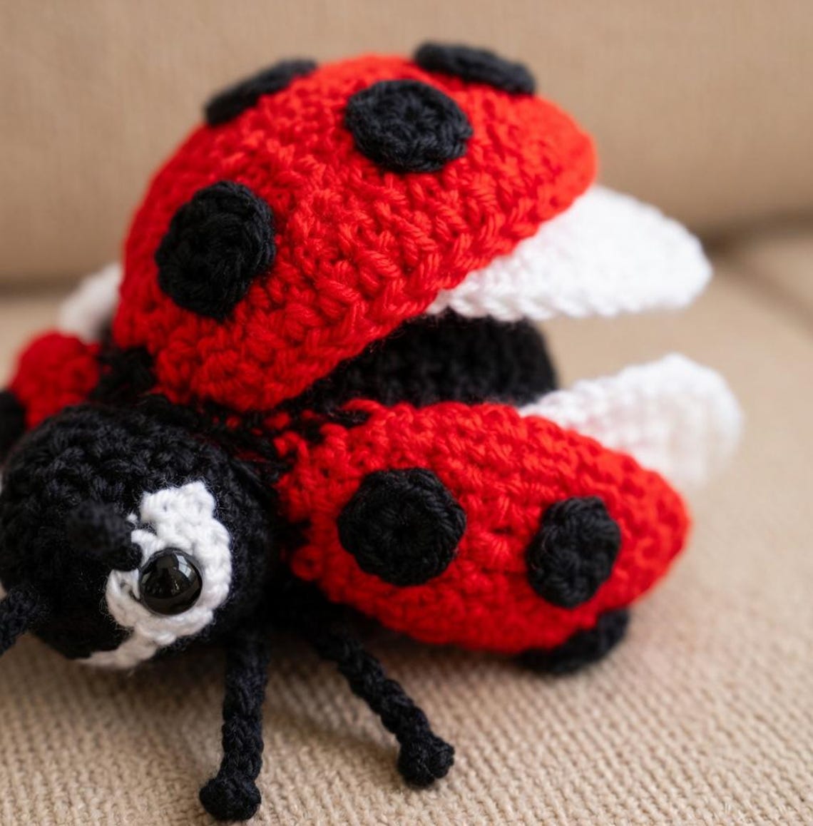 Ladybug Amigurumi Crochet Pattern | Cute Insect Crochet Plush Pattern ...