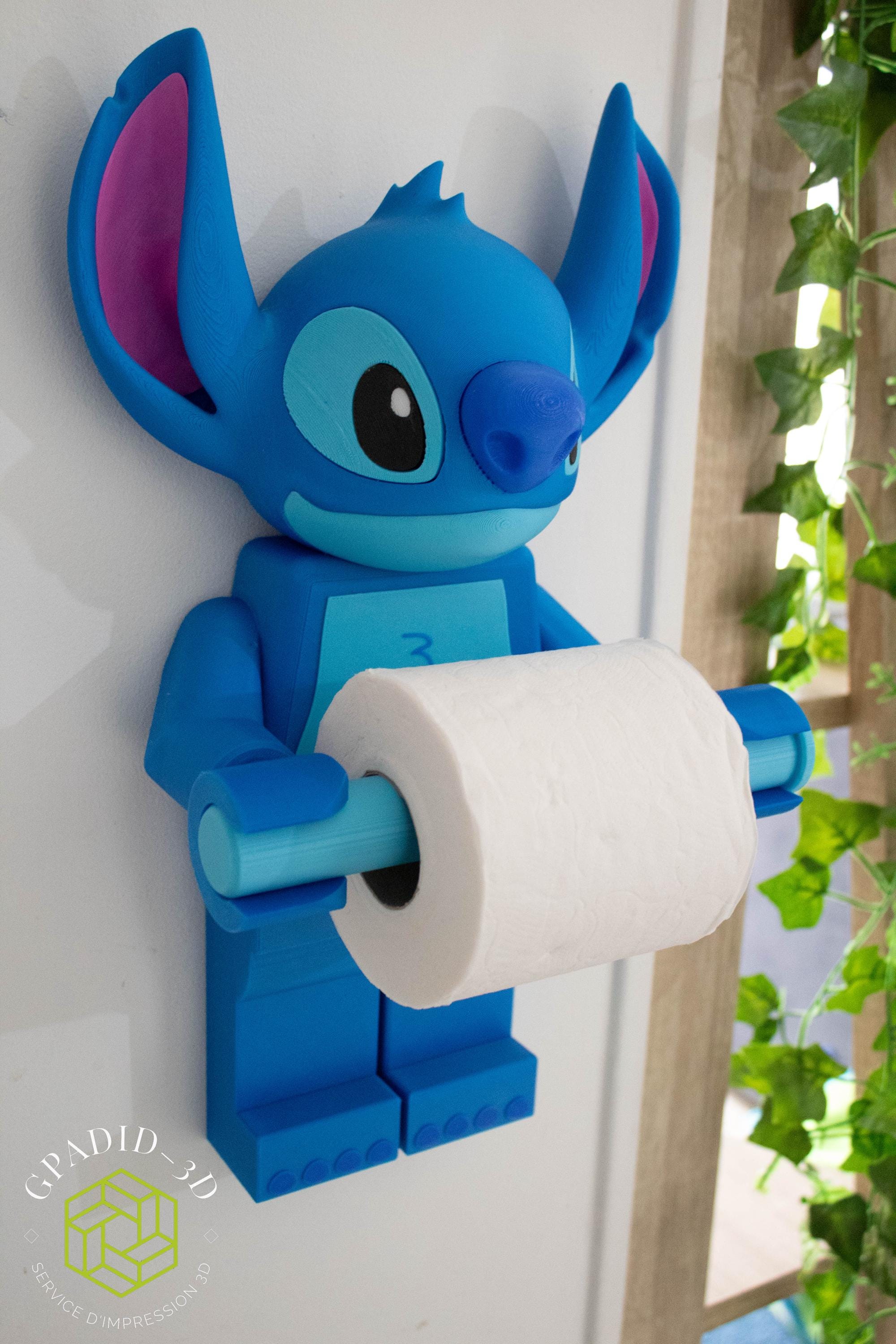 スティッチ ウォールポケット Toilet Paper Holder or Simple Wall Decoration in a Lego Disney