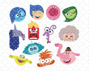 インサイド・アウト、インサイド・アウト PNG、インサイド・アウト SVG、インサイド・アウト 2 キャラクター、インサイド・アウトの怒り、悲しみ、恐怖、倦怠感、喜び、羨望、不安、恥ずかしさ