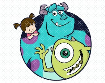 Mike and Sully Svg, Cartoons, Birthday, Cartoons Png, Sully Svg, Mike Wazowski Svg, Boo Svg, Monster Inc Png, Monsters Png, Monsters Svg