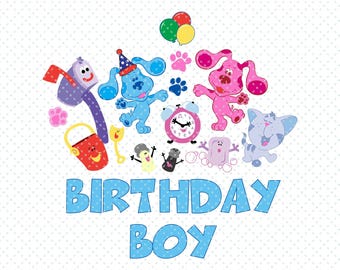 子供の誕生日 SVG PNG、ブルース ヒント SVG ファイル、ブルース ヒント 誕生日、誕生日の男の子 SVG、赤ちゃんの誕生日 PNG、誕生日のブルース ヒント 男の子