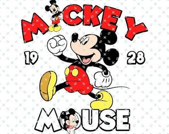 ヴィンテージミッキーマウス デジタルPNG - SVG - Etsy 日本