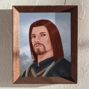 Mailed Print | Brynjolf | Skyrim Poster | Character Portrait | Gamer Wall Art | Elder Scrolls Gift | RPG Wall Art | Fantasy Illustration
