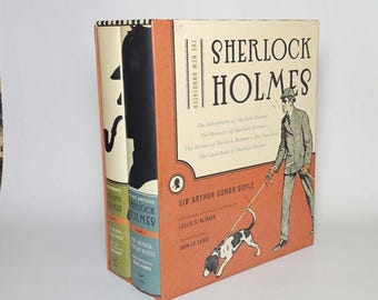 El nuevo Sherlock Holmes anotado de Leslie S. Klinger – W. W. Norton & Company (2004) – Primera edición, caja decorativa de colección