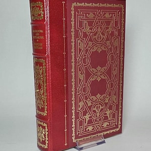 Gargantua und Pantagruel von François Rabelais – FranklinLibrary (1982) – Illustriert von Frank C. Papé - Dekoratives Hardcover-Lederband
